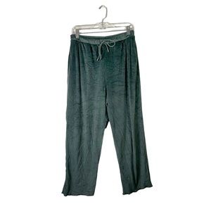 Oysho Velvet Polka Dot Super Soft Lounge Sweatpants Pajama Pants Raw Hem Medium